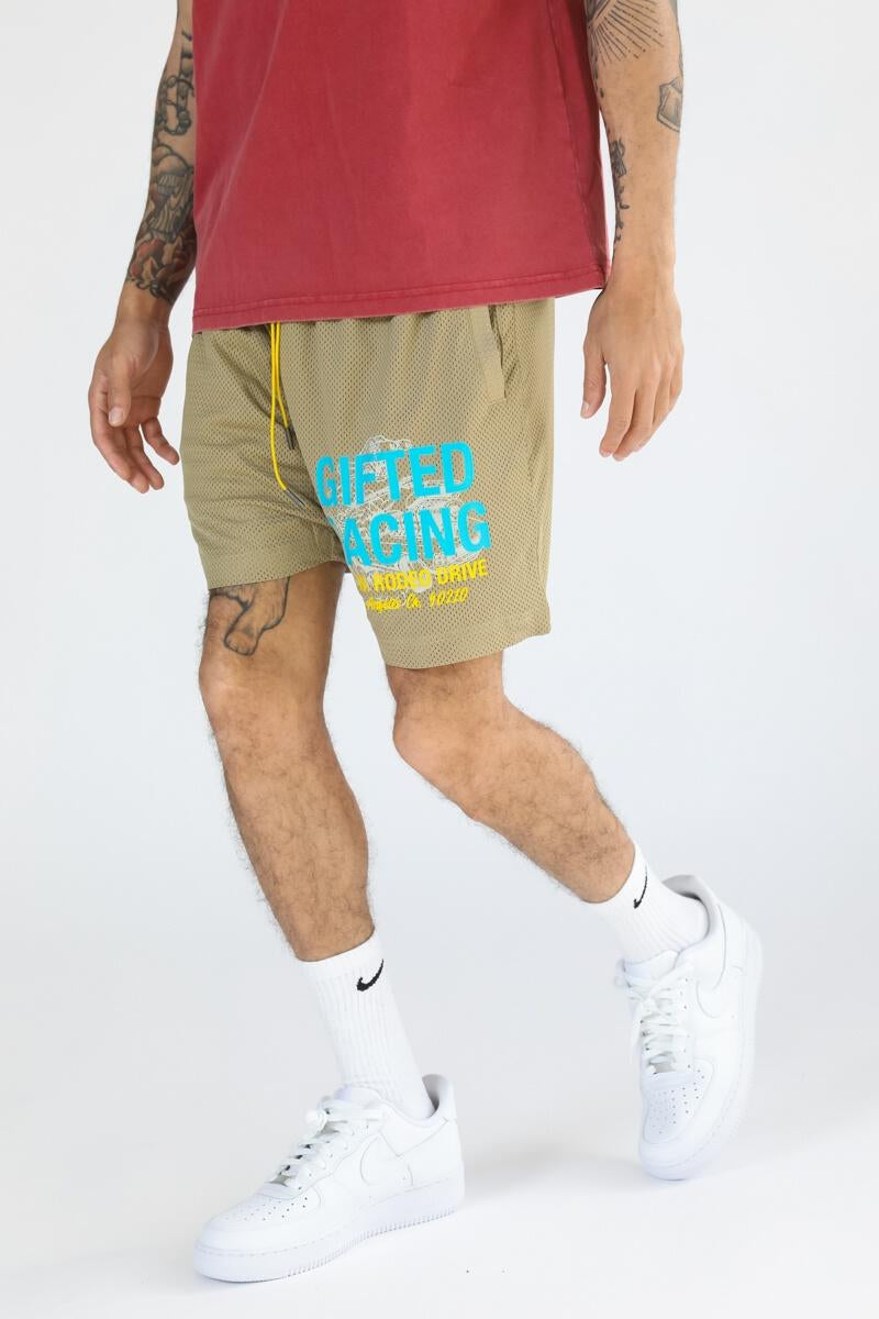 Gftd Rodeo Racing Bone Short
