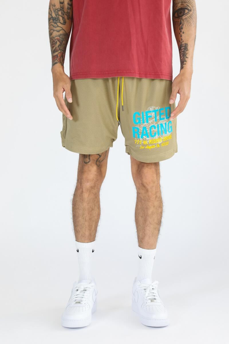 Gftd Rodeo Racing Bone Short