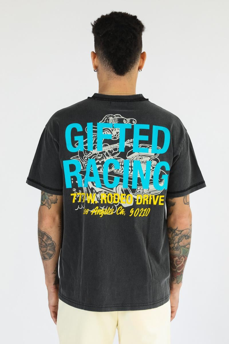 Gftd Rodeo Racing Wash Grey T-Shirt