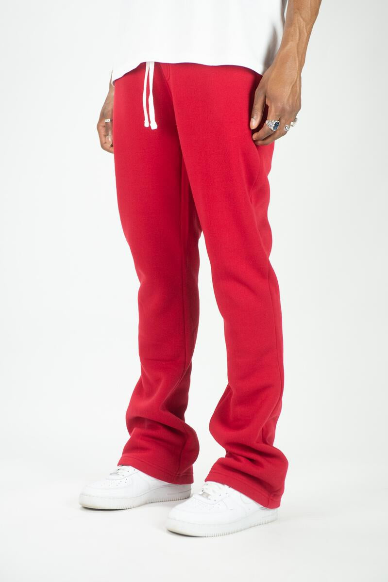 REBEL Rebel Minds Fleece Flare Red Stacked
