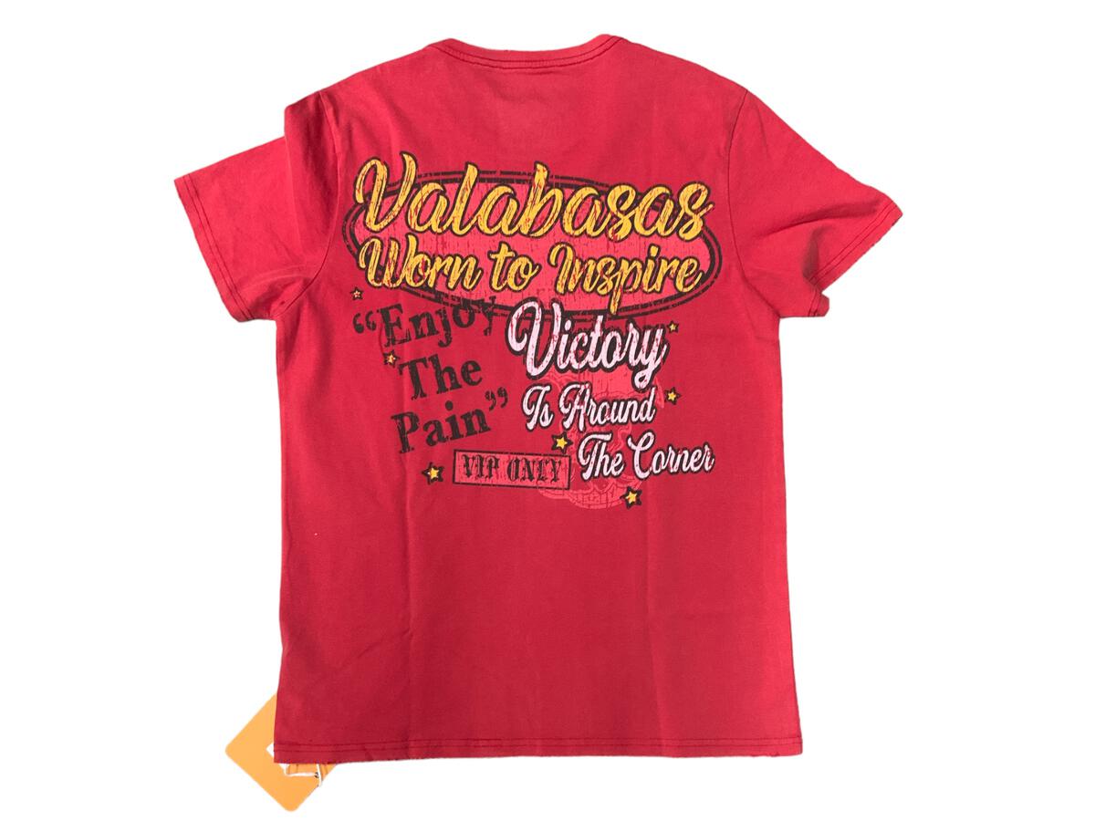 VALABASAS “VIP VICTORY” T-Shirt Vintage Red