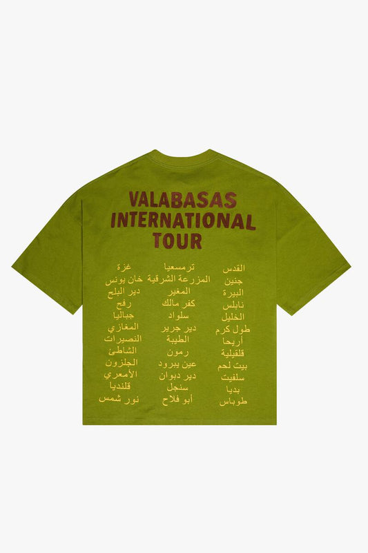 Valabasas Joureny Grass Green Oversized T-Shirt