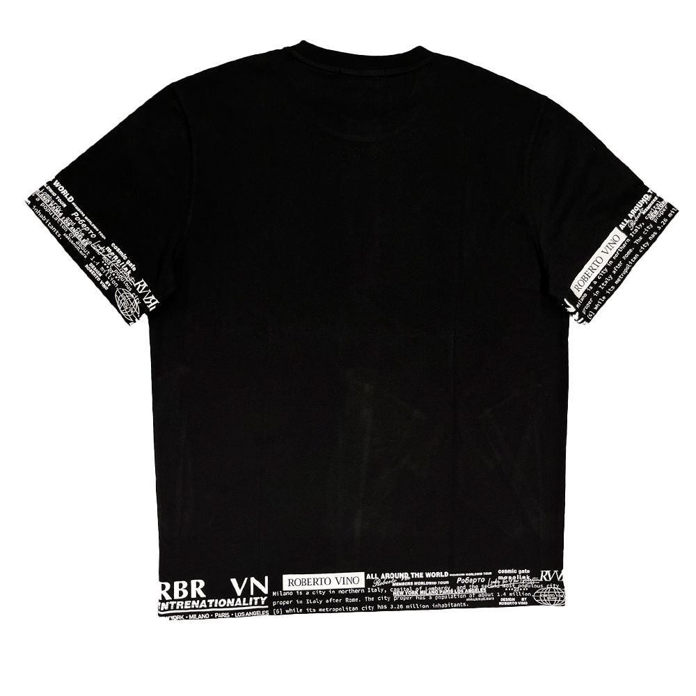 Roberto Vino Milano Created Black T-Shirt