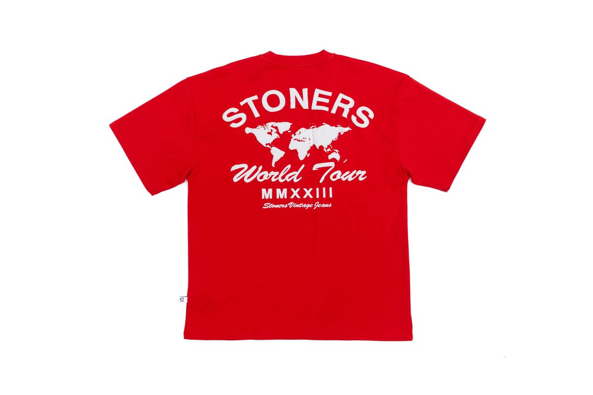 Stoner Rolling Red T-Shirt