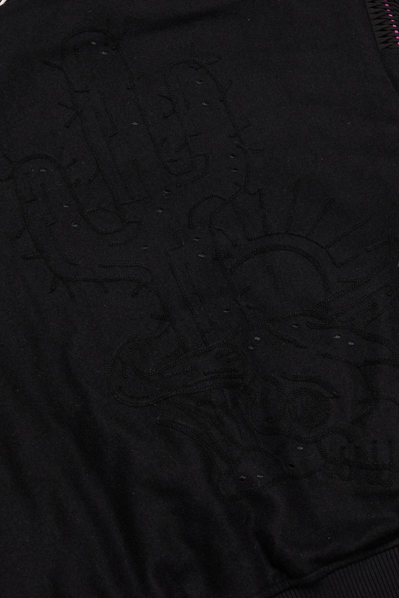 Valabasas "Wild Bunch" Black Letterman Jacket