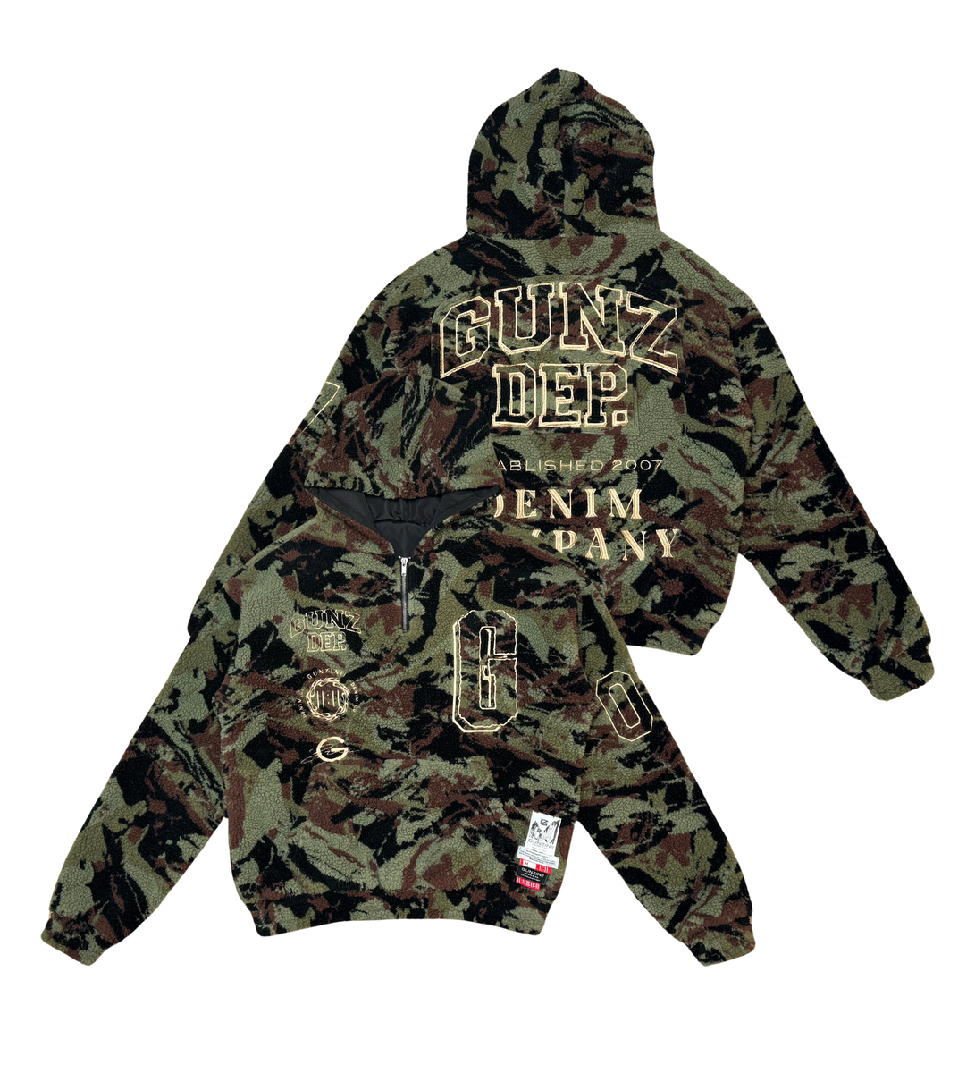 Gunzinii Gunz Dep. Camo Hoodie