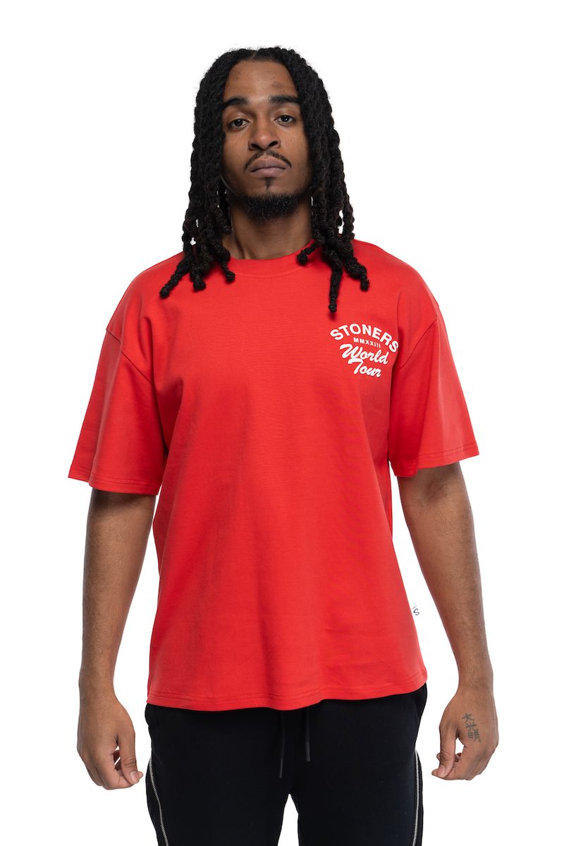 Stoner Rolling Red T-Shirt