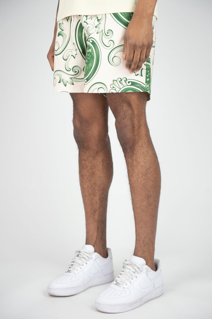 Rebel Minds Benjamin Cream Shorts