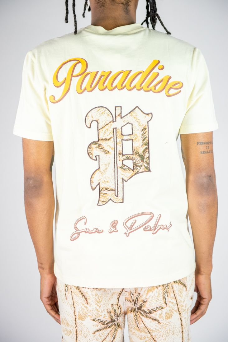 Rebel Minds Paradise Tapestry Cream T-Shirts