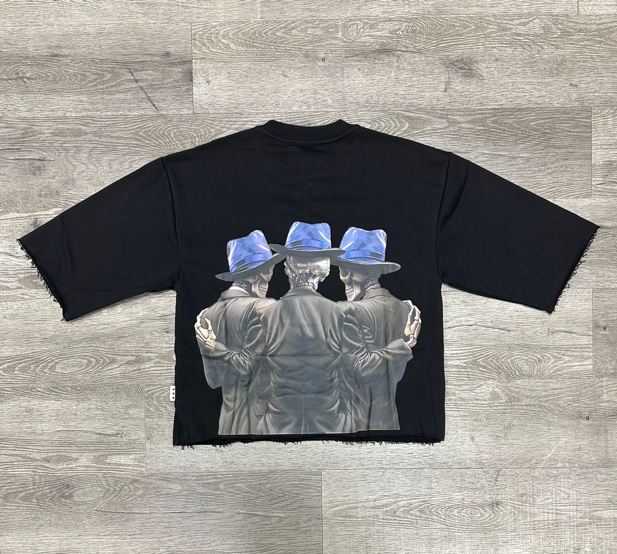 Bkys Friends Cropped Black T-Shirt