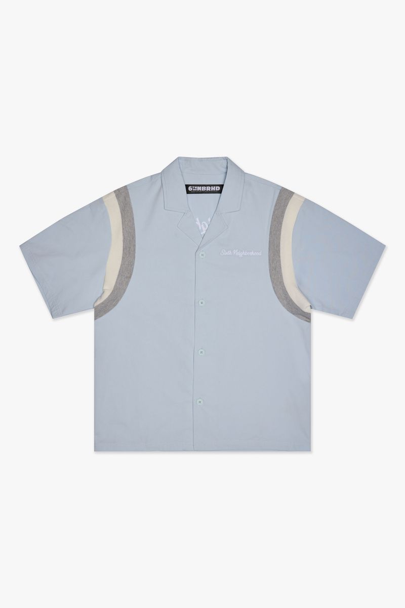 6th Nbrhd " In My Lane " Button Down Blue