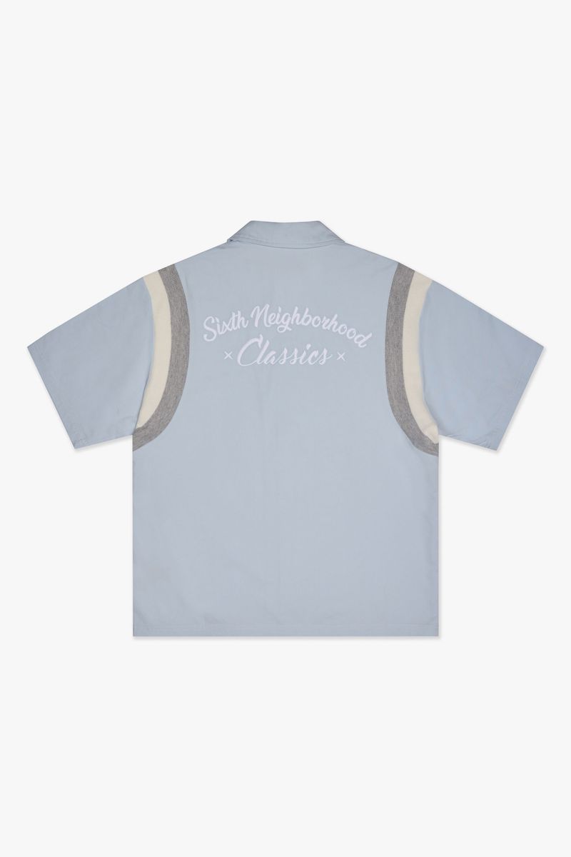 6th Nbrhd " In My Lane " Button Down Blue