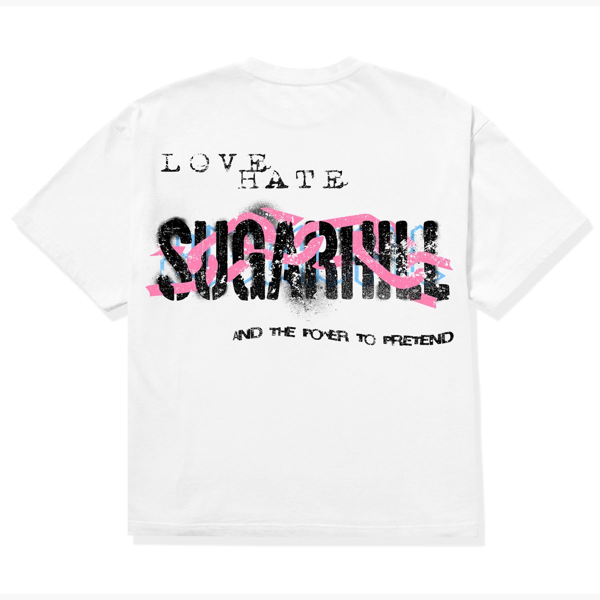 Sugarhill "PRETENDER" T-SHIRT (WHITE) (SH25-SUM2-07)