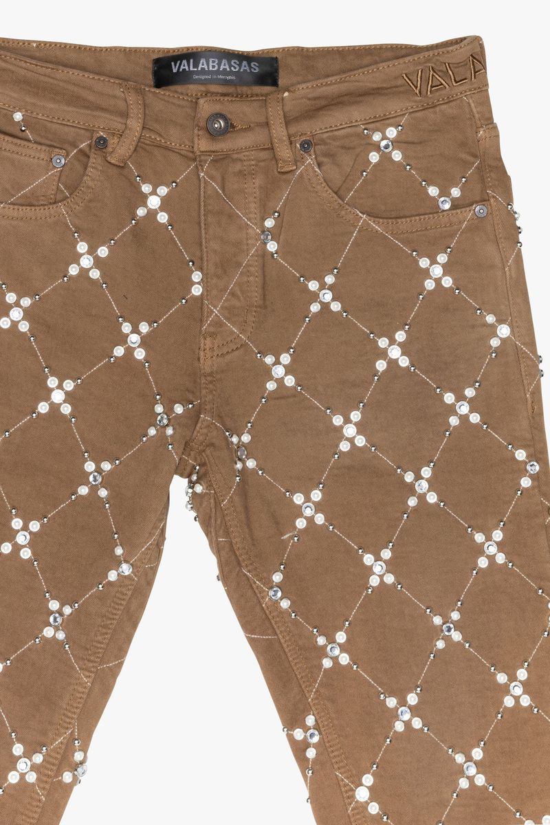 Valabasas "Pop" Flare Stacked Brown (VLBS-VJ5-1002)