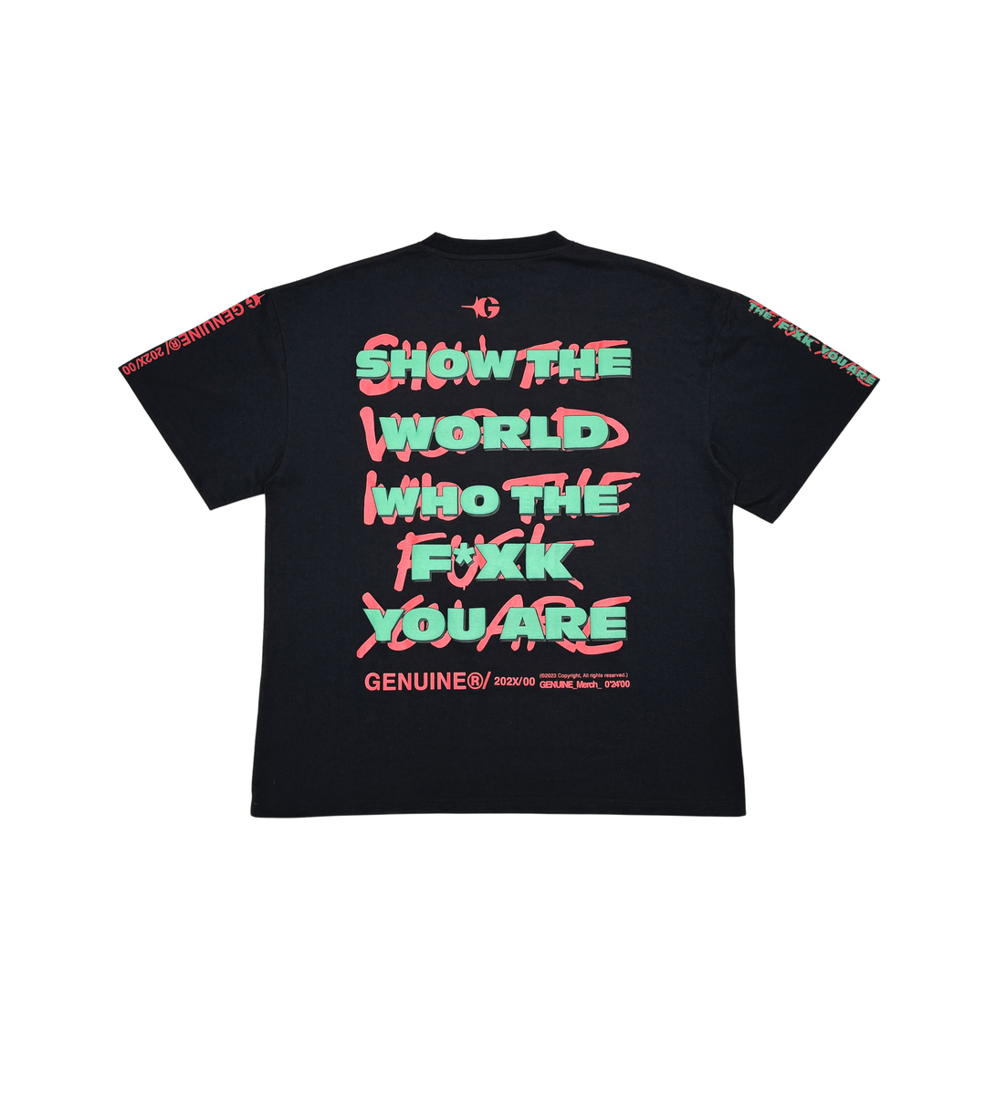 Genuine Show The World Black T-Shirt