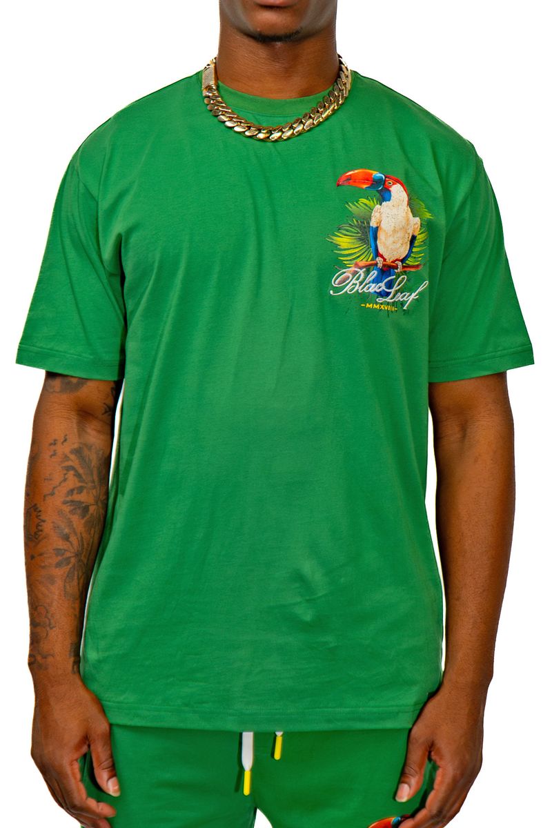 Blac Leaf Paradise Vibes Green T-Shirt