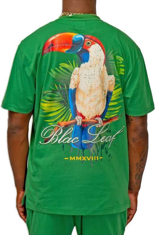 Blac Leaf Paradise Vibes Green T-Shirt
