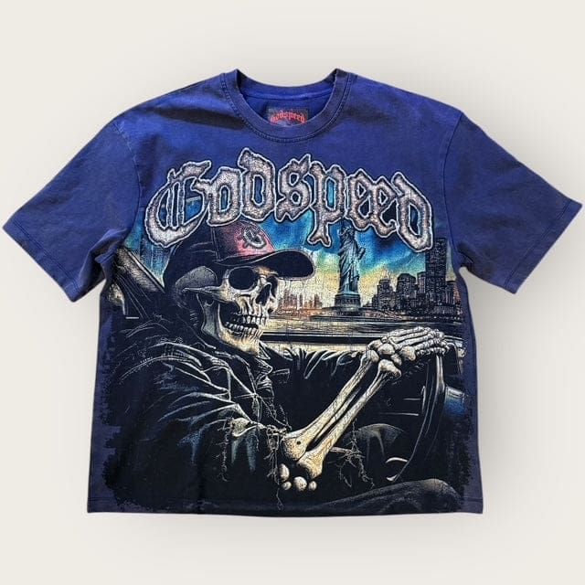 Godspeed Sightseeing T-Shirt (Navy Wash)