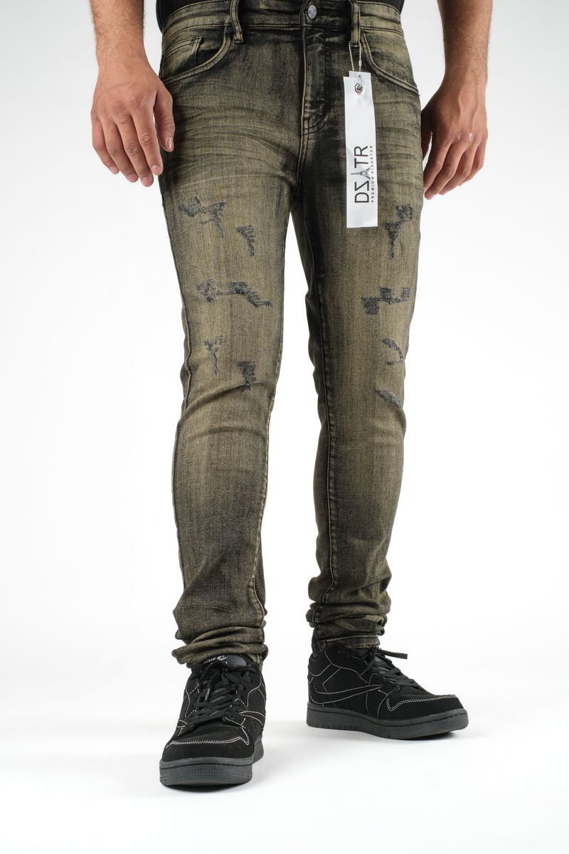 Disaster Super Stretch Denim - Slim Fit - Tinted Black 415