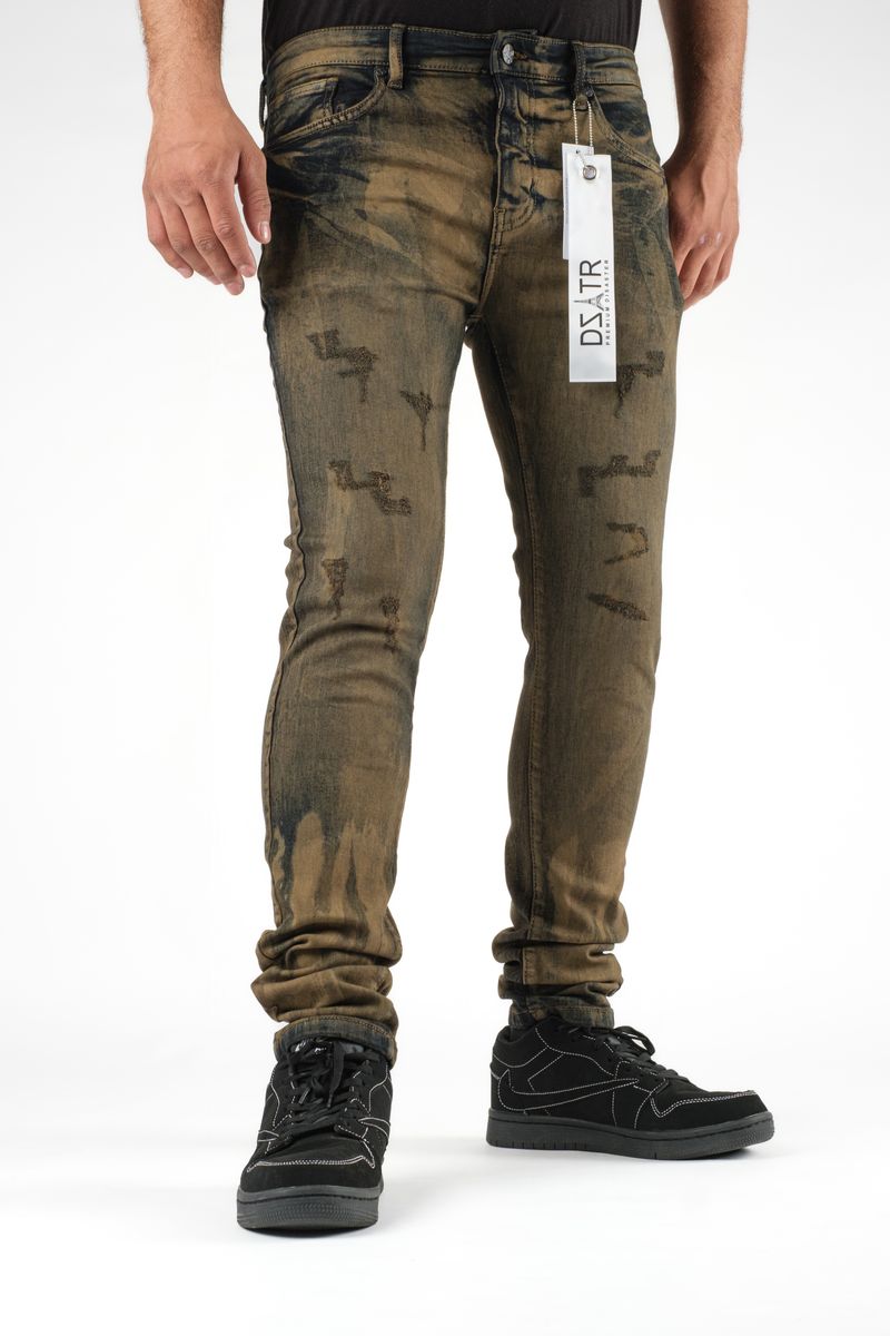 Disaster Super Stretch Denim - Slim Fit - Volcano Blue (419)