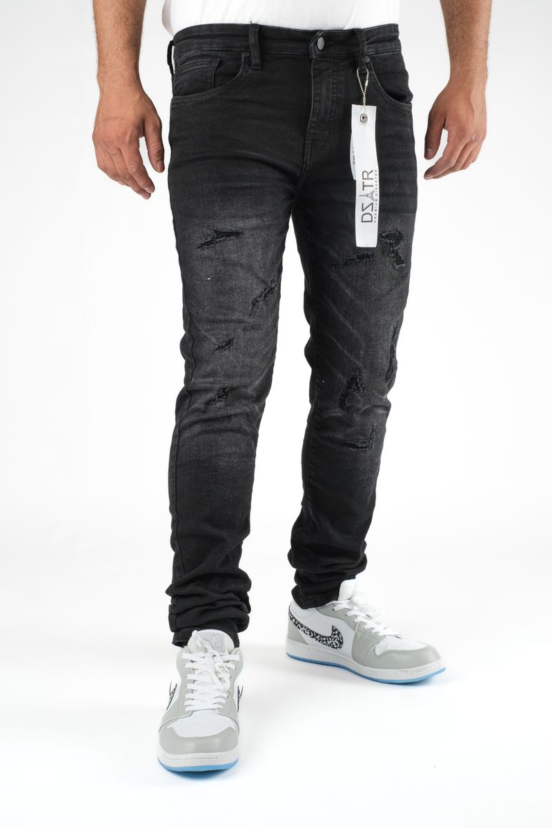 Disaster Super Stretch Denim - Slim Fit - Black (414)