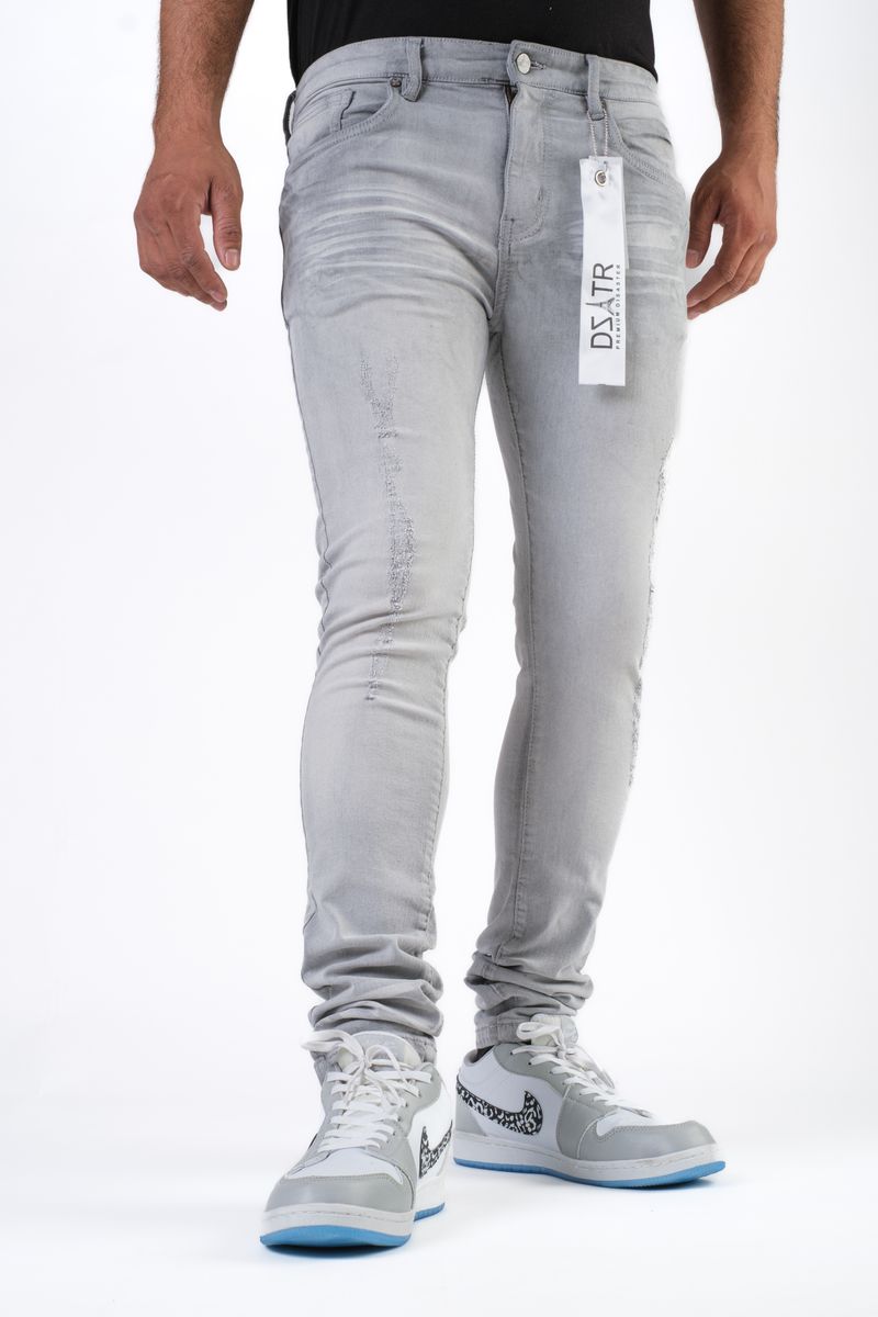 Disaster Super Stretch Denim - Slim Fit - Grey 026