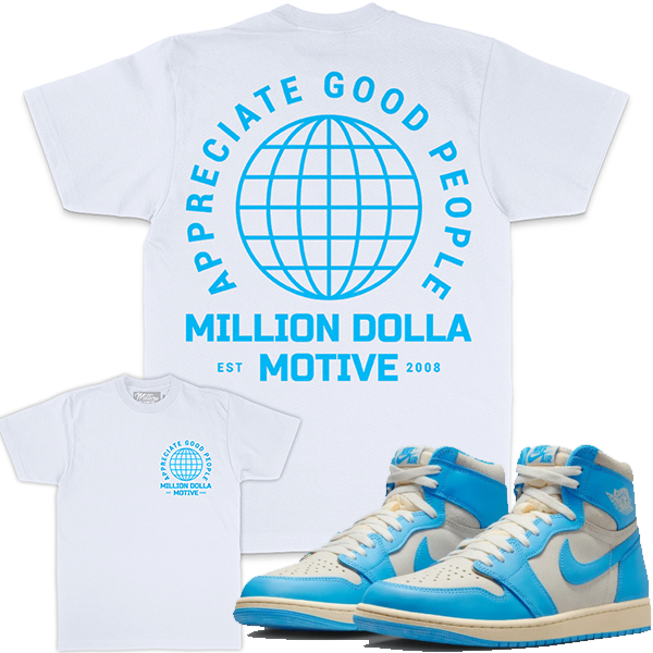 Million Dolla Motive Appreciate Good People - White T-Shirts
