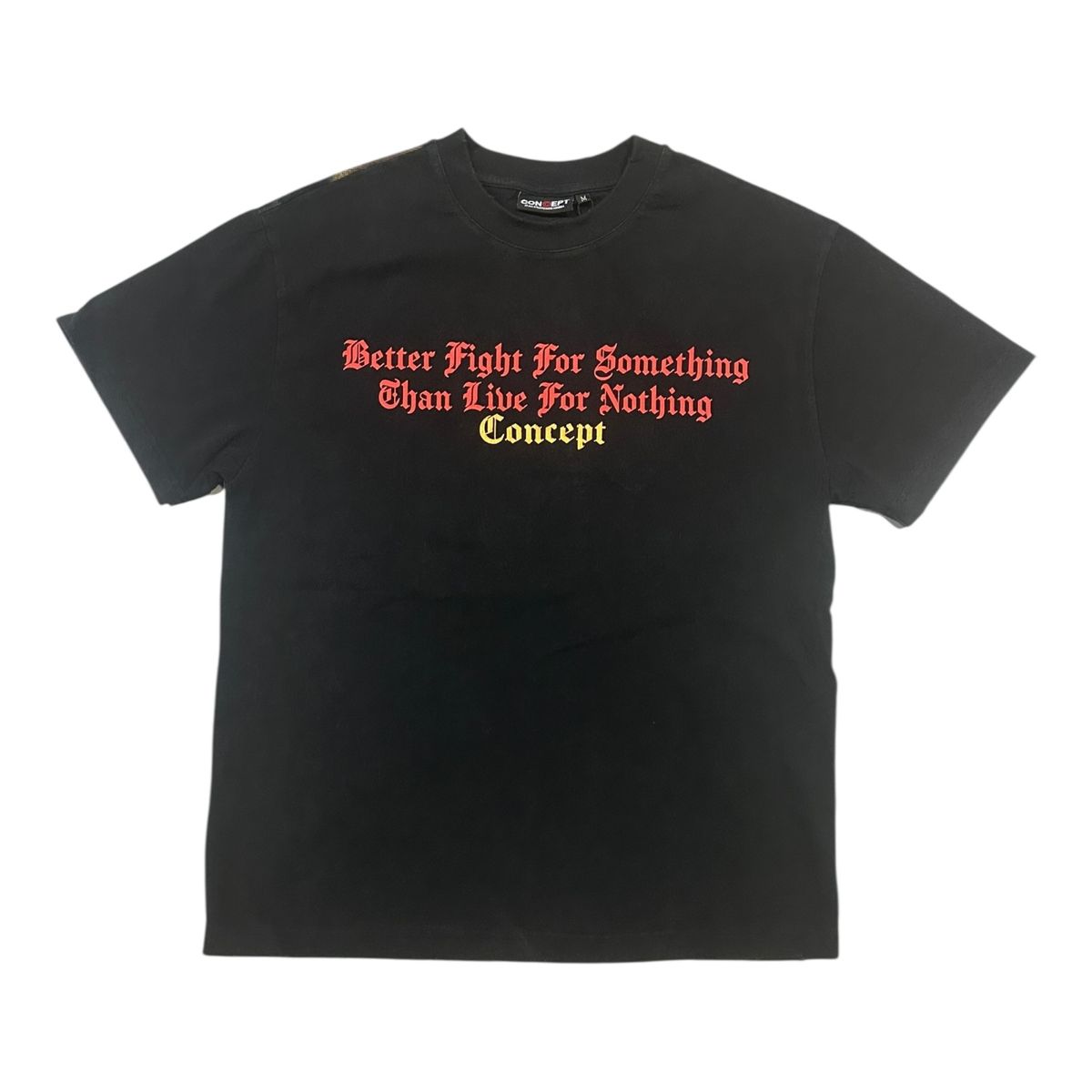 Concept LA"Rose" Black Wash T-Shirt