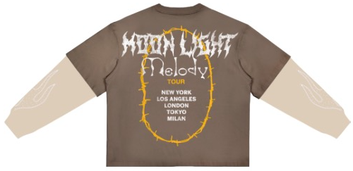 Roku Studio "GRAVE YARK BOXY LAYERED" LONG SLEEVE TEE