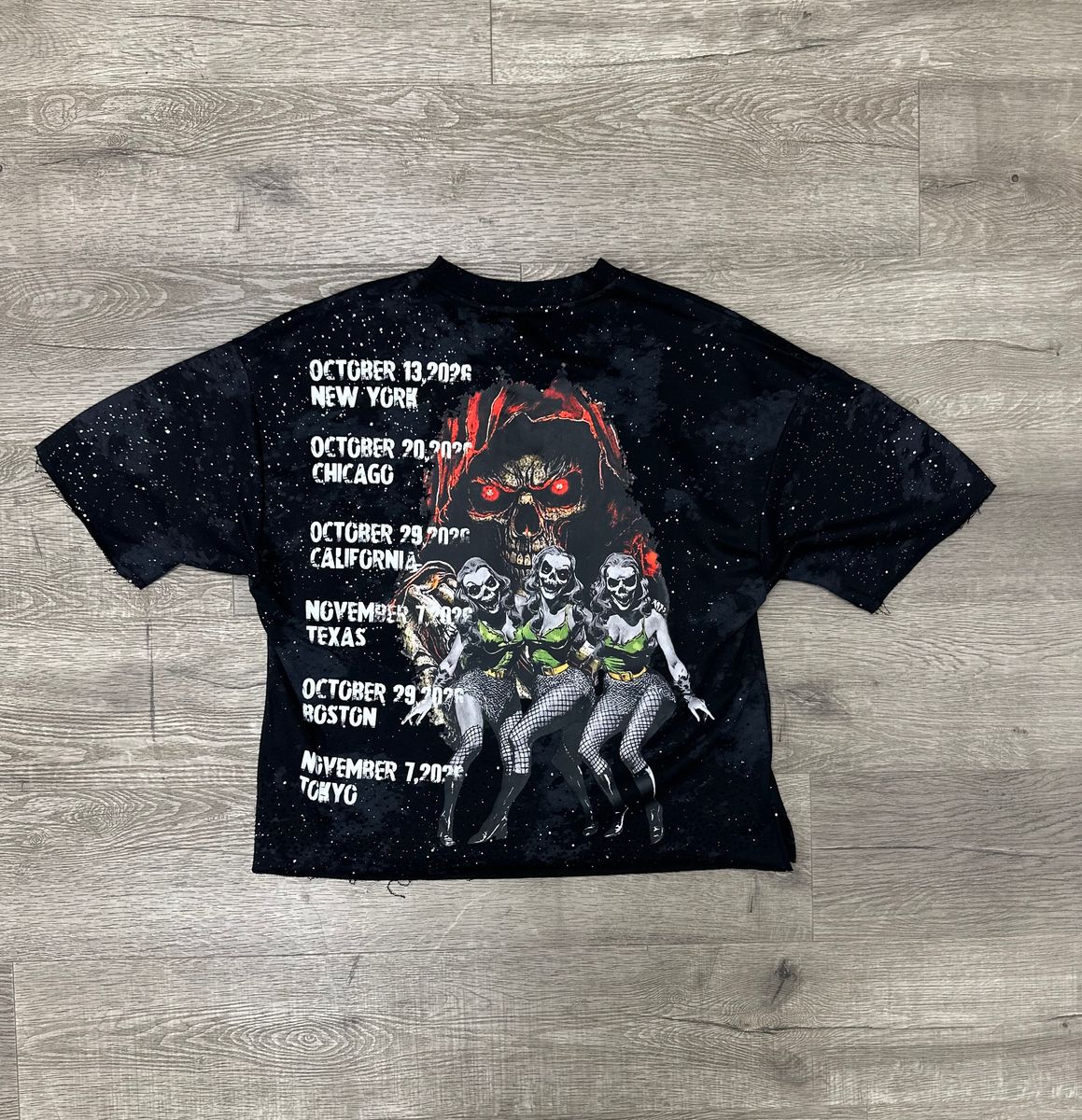 Bkys Hellfest Cropped Black T-Shirt
