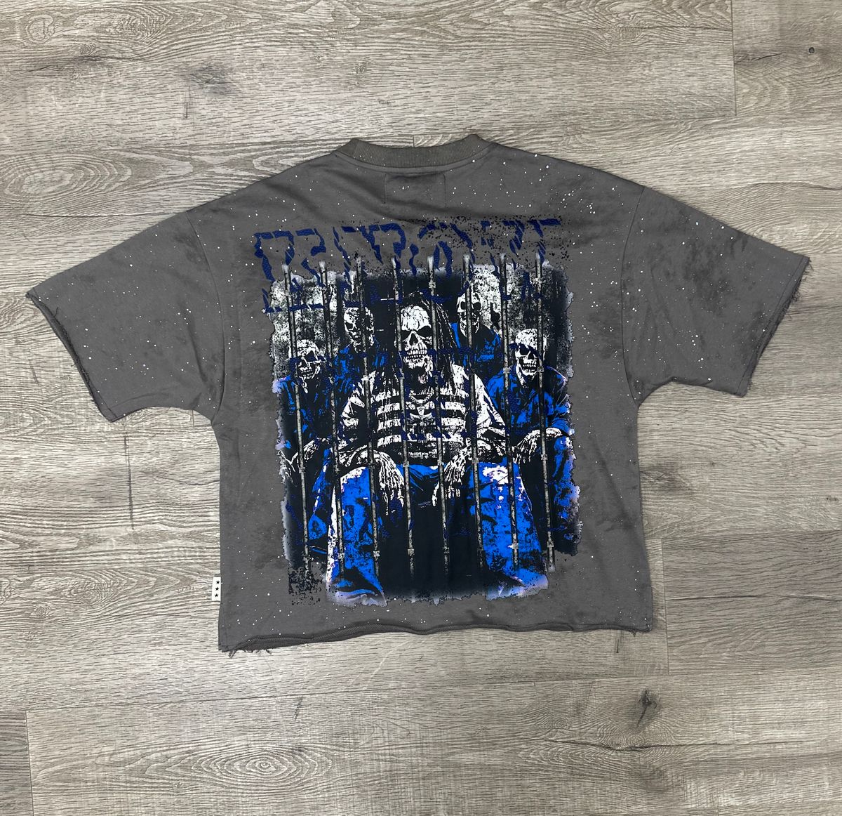 Bkys No Limit Cropped Grey T-Shirt
