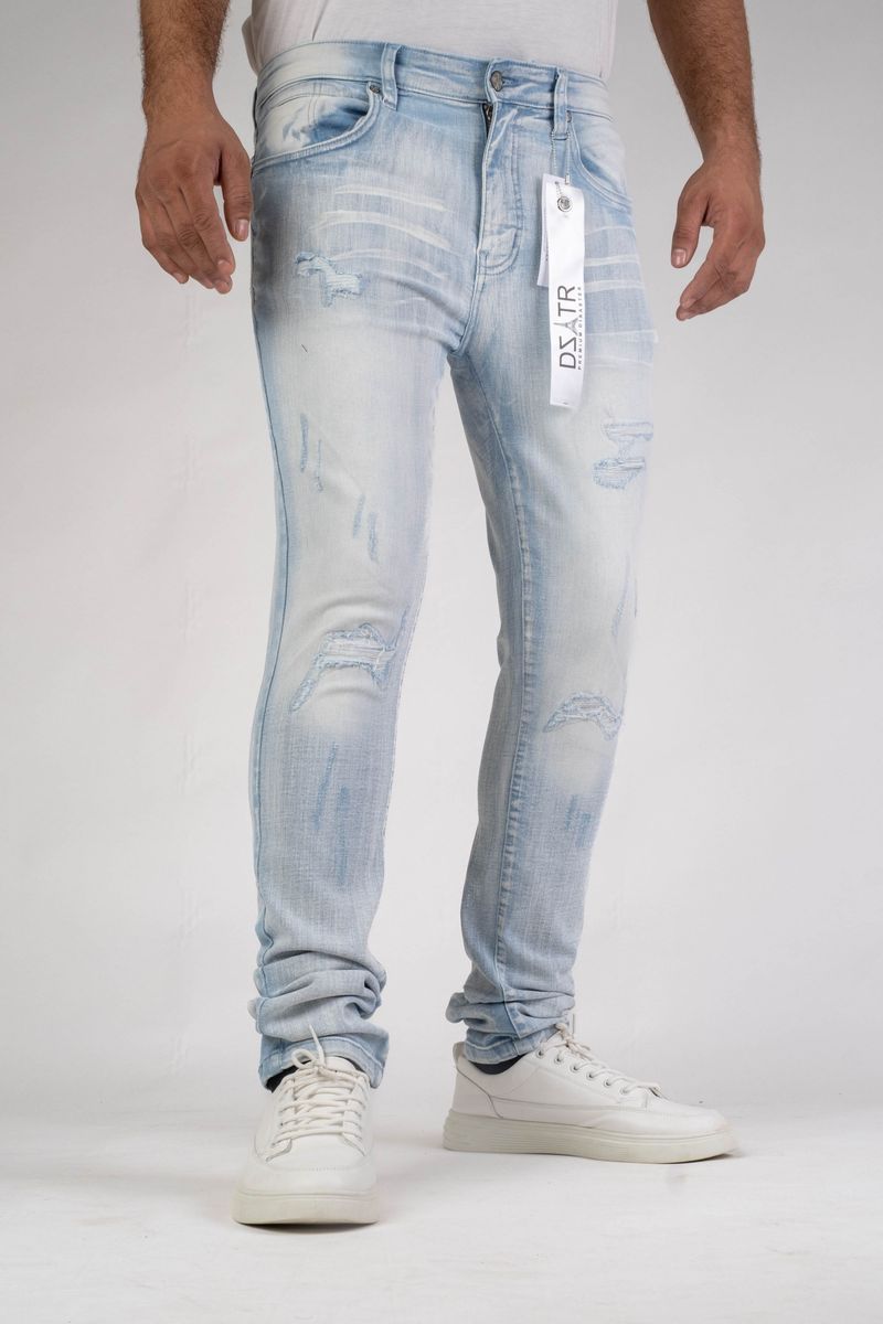 Disaster Super Stretch Denim - Slim Fit - Ice Blue (422)