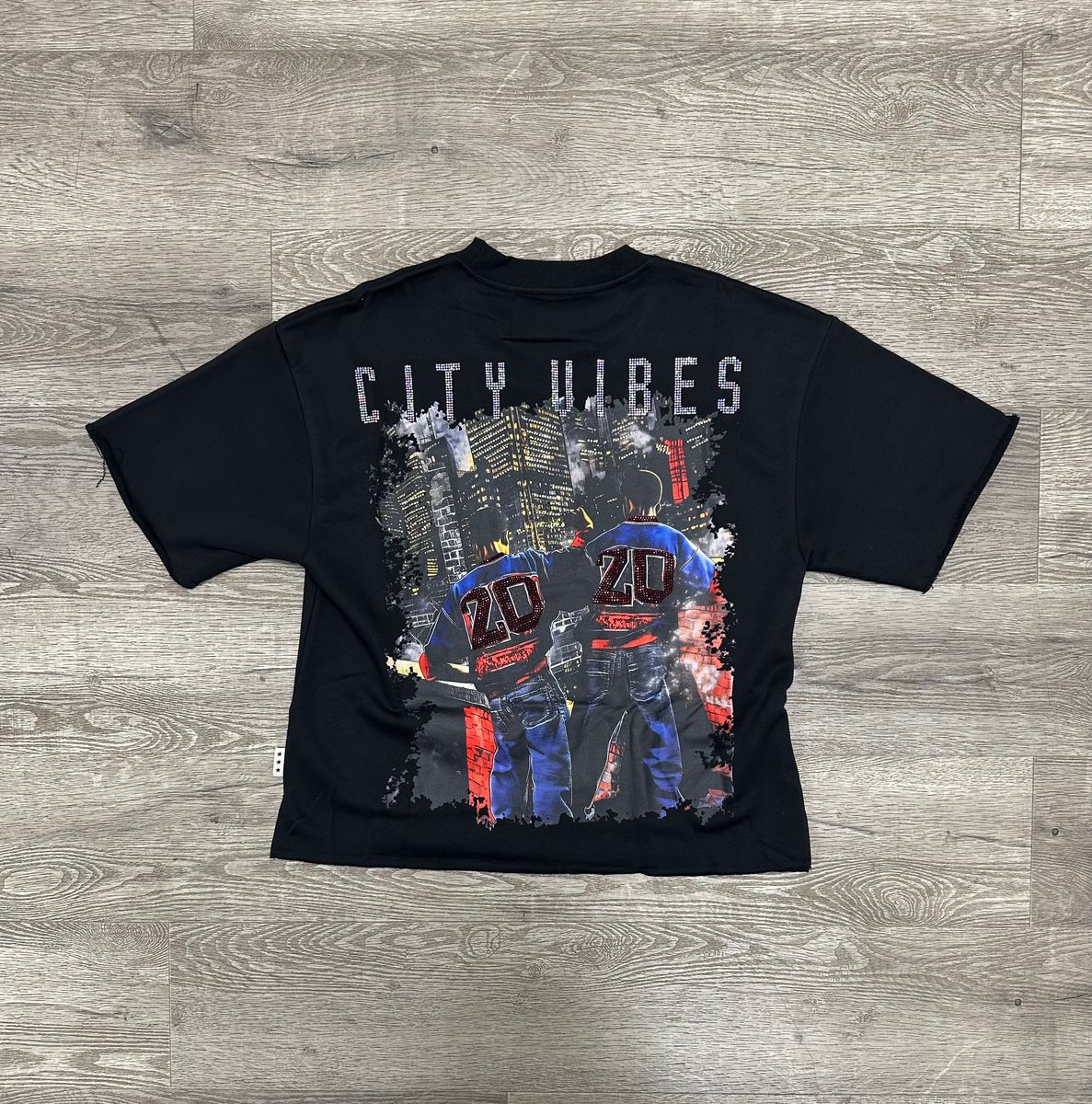Bkys Vibe Cropped Black T-Shirt