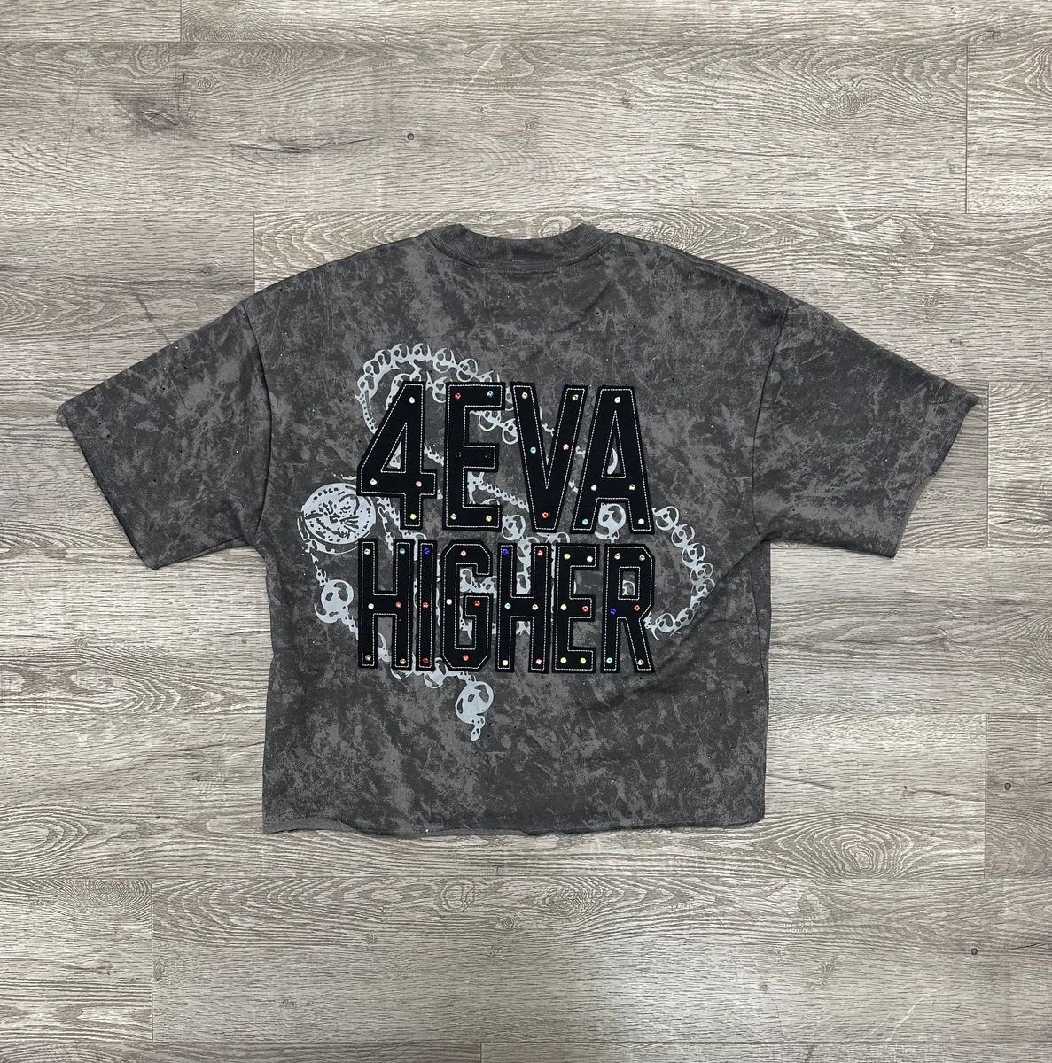 Bkys Higher Cropped Grey T-Shirt