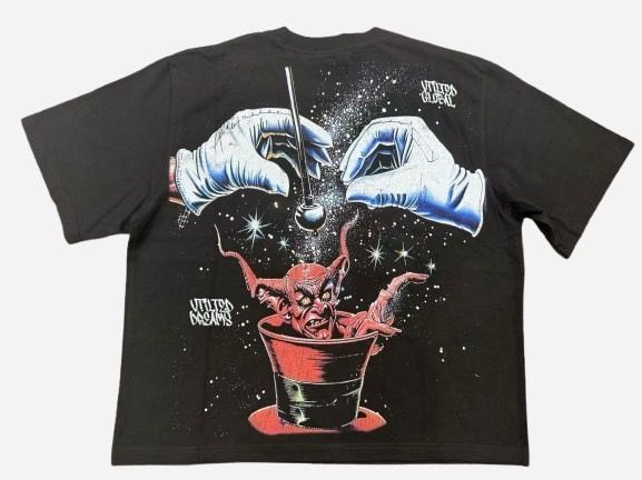 VTILTED "MAGIC" CROP TEE JET BLACK