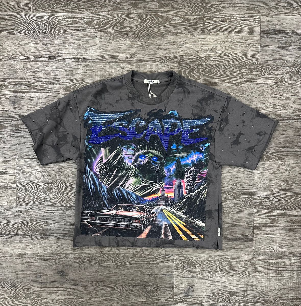 Bkys Escape Grey Cropped T-Shirt