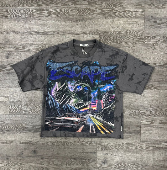 Bkys Escape Grey Cropped T-Shirt