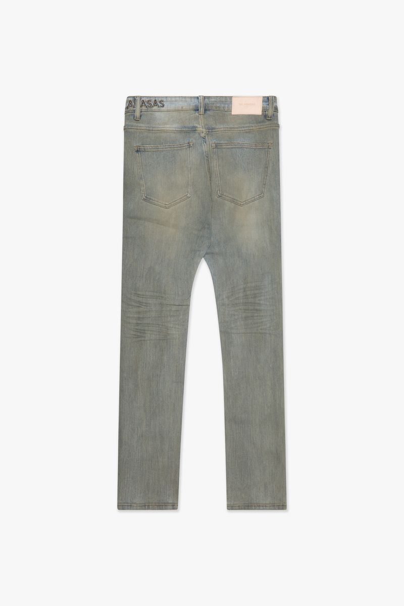 Valabasas "MR. FLEX" Dirty LT.Blue 4 WAY STRETCH SKINNY JEAN