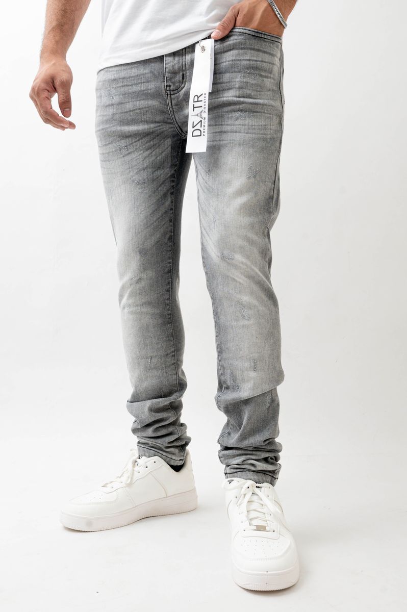 Disaster Super Stretch Denim - Slim Fit - Grey (466)