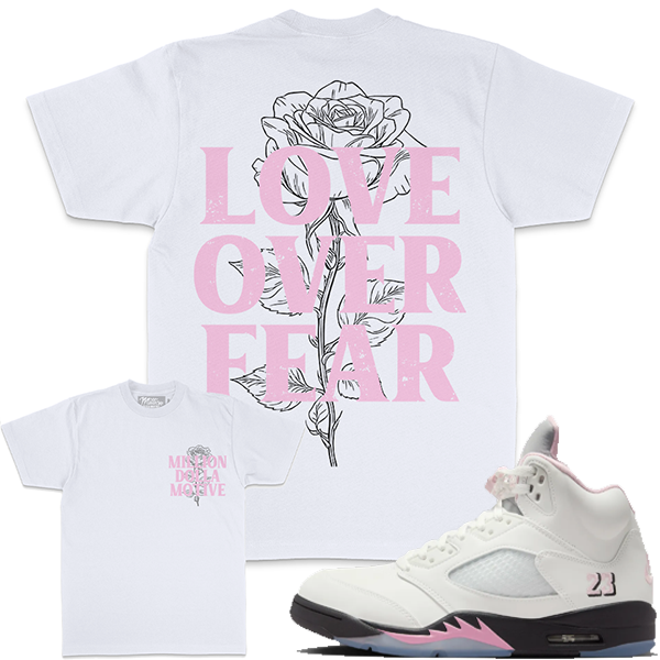 Million Dolla Motive (Love Over Fear - White T-Shirts)