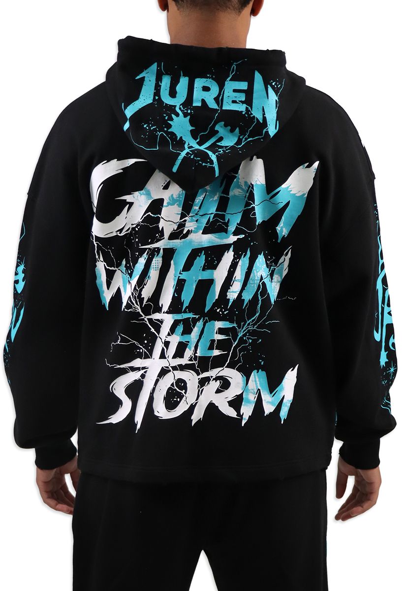 Juran Calm Within The Storm Os ZIP UP Hoodie