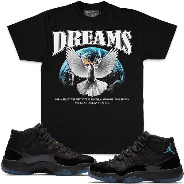 Million Dolla Motive (Dreams Dove - Black T-Shirts)