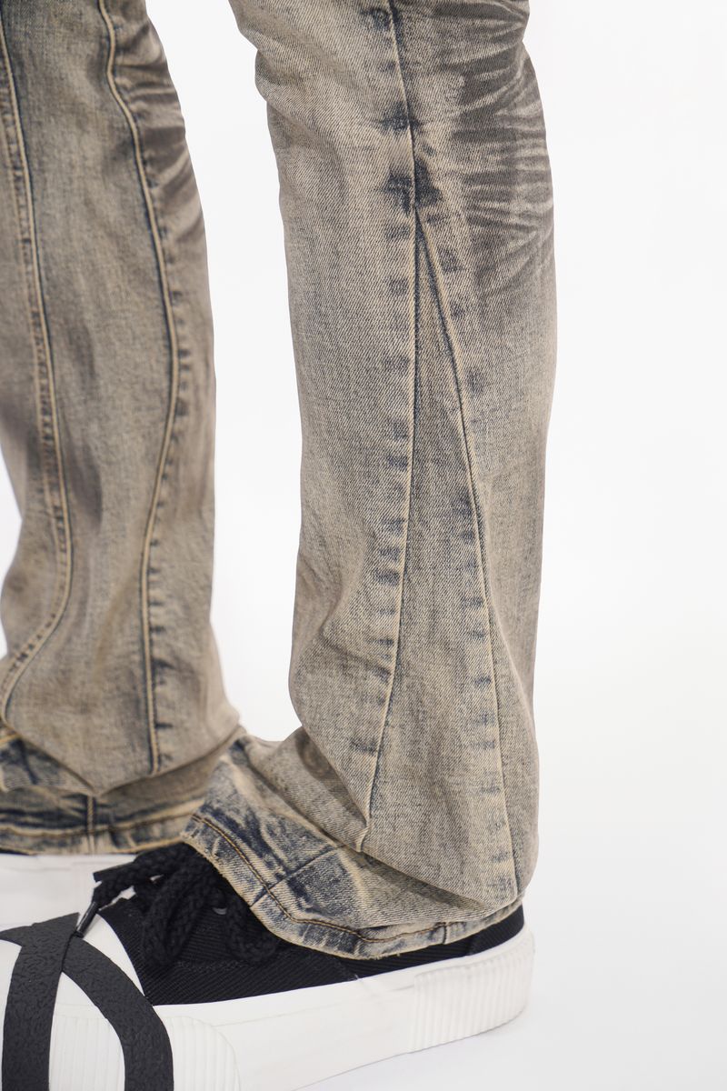 Valabasas " Fax "Flare Stacked Jeans
