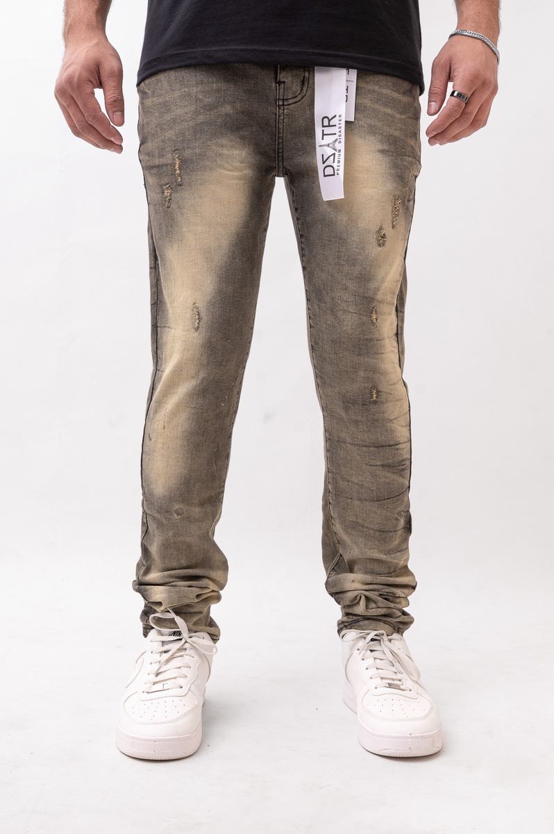 Disaster Super Stretch Denim - Slim Fit - Vintage Black (623)