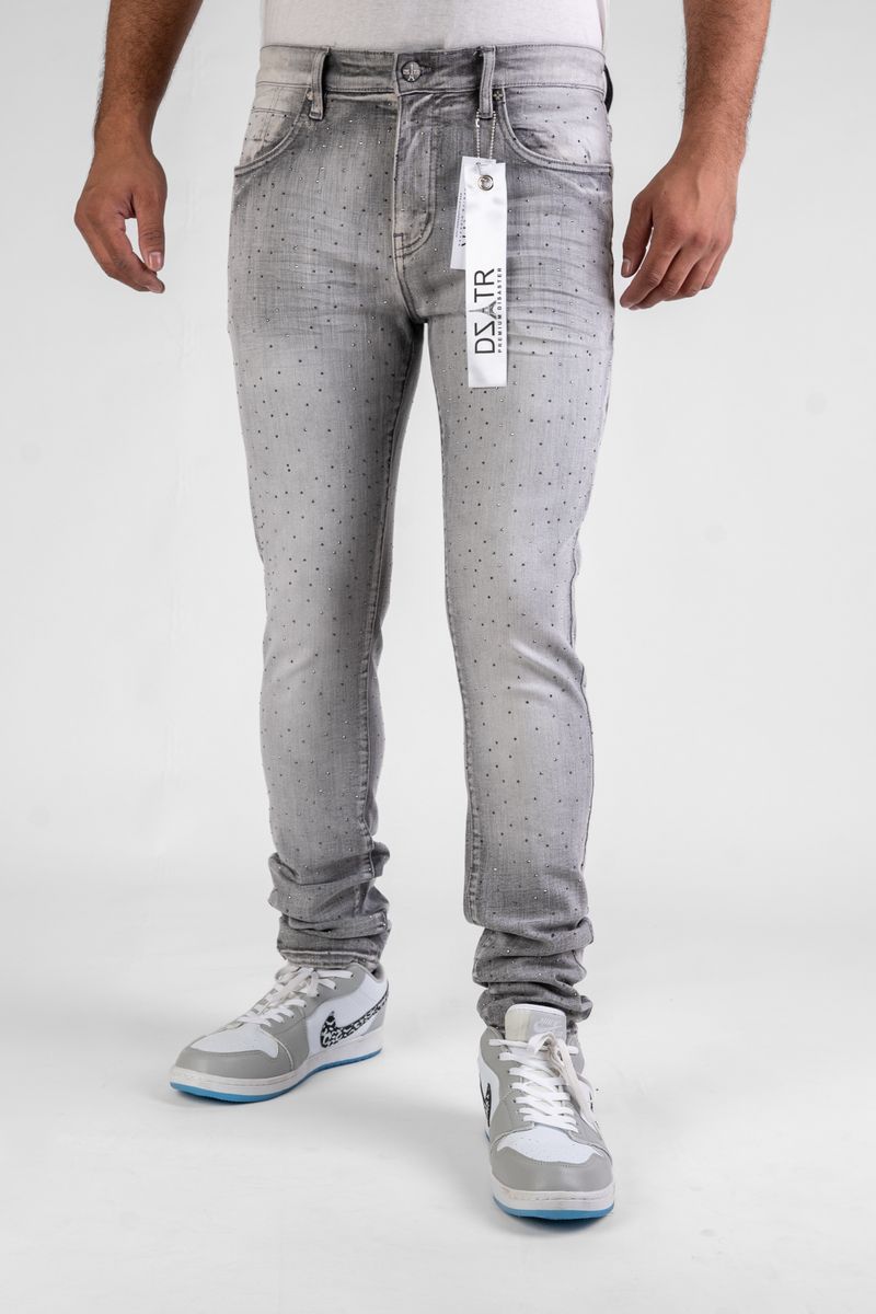 Disaster Super Stretch Denim - Slim Fit - Grey Stone (491N)