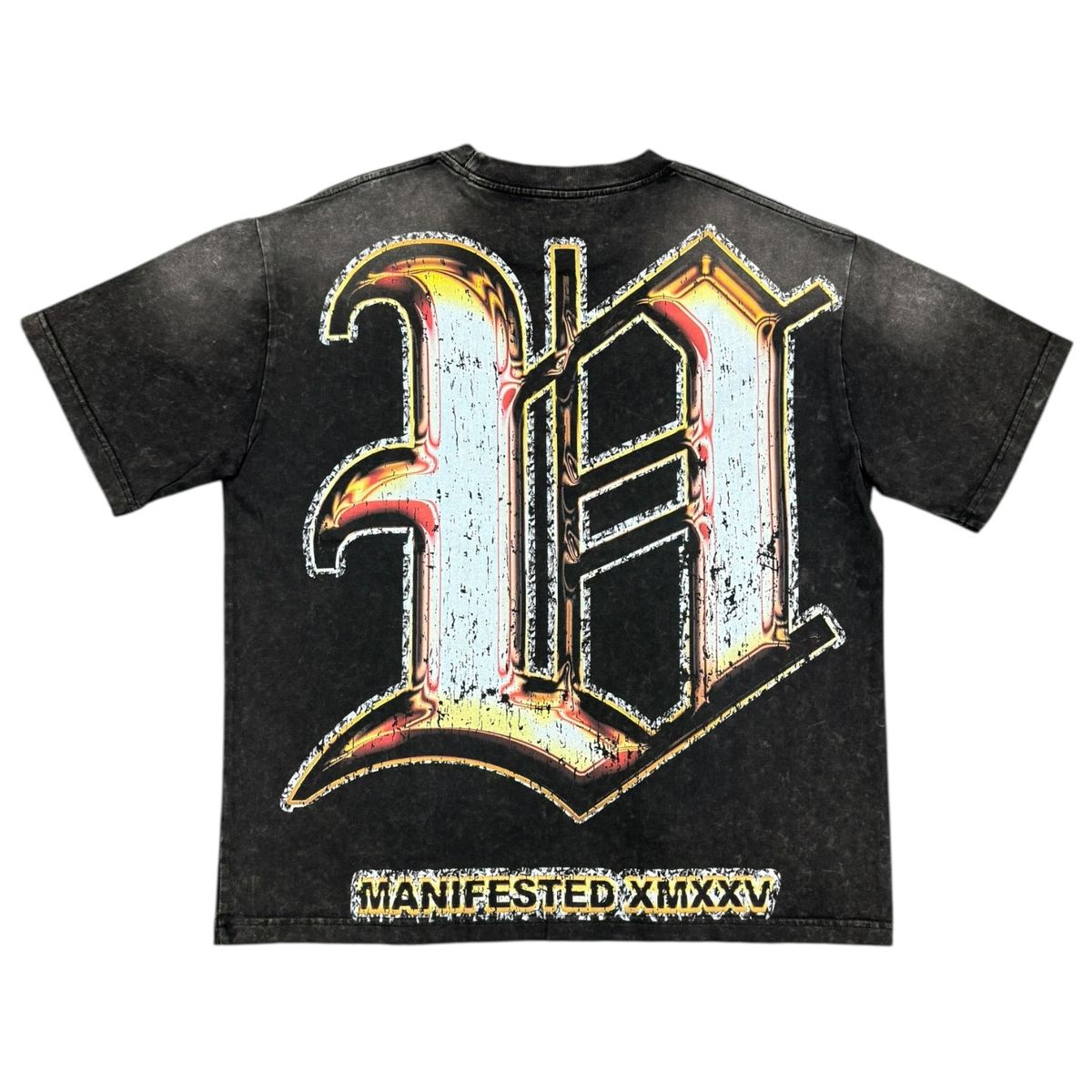 Vtilted "Nascar" Wash Black T-Shirt