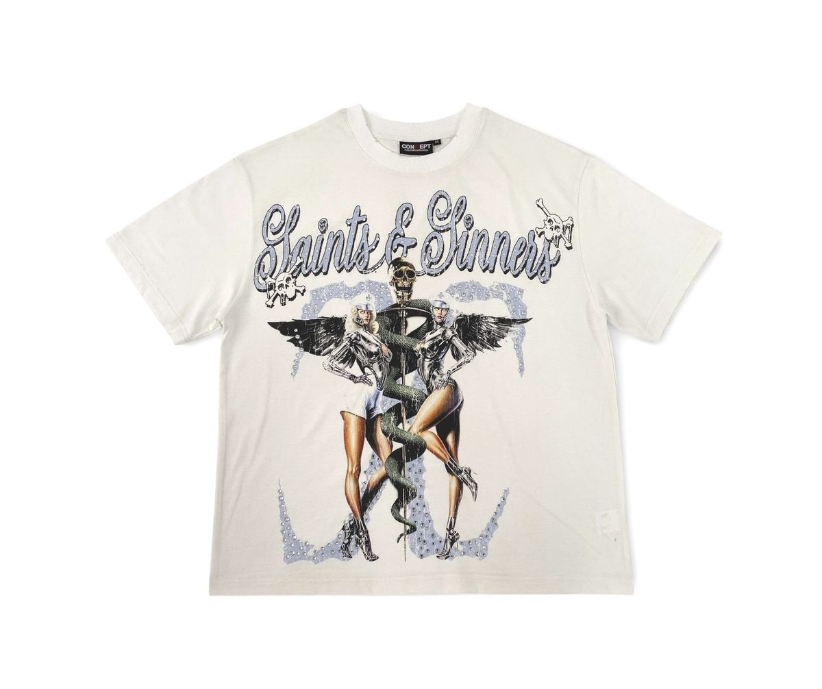 Concept "S & S" Tee - White