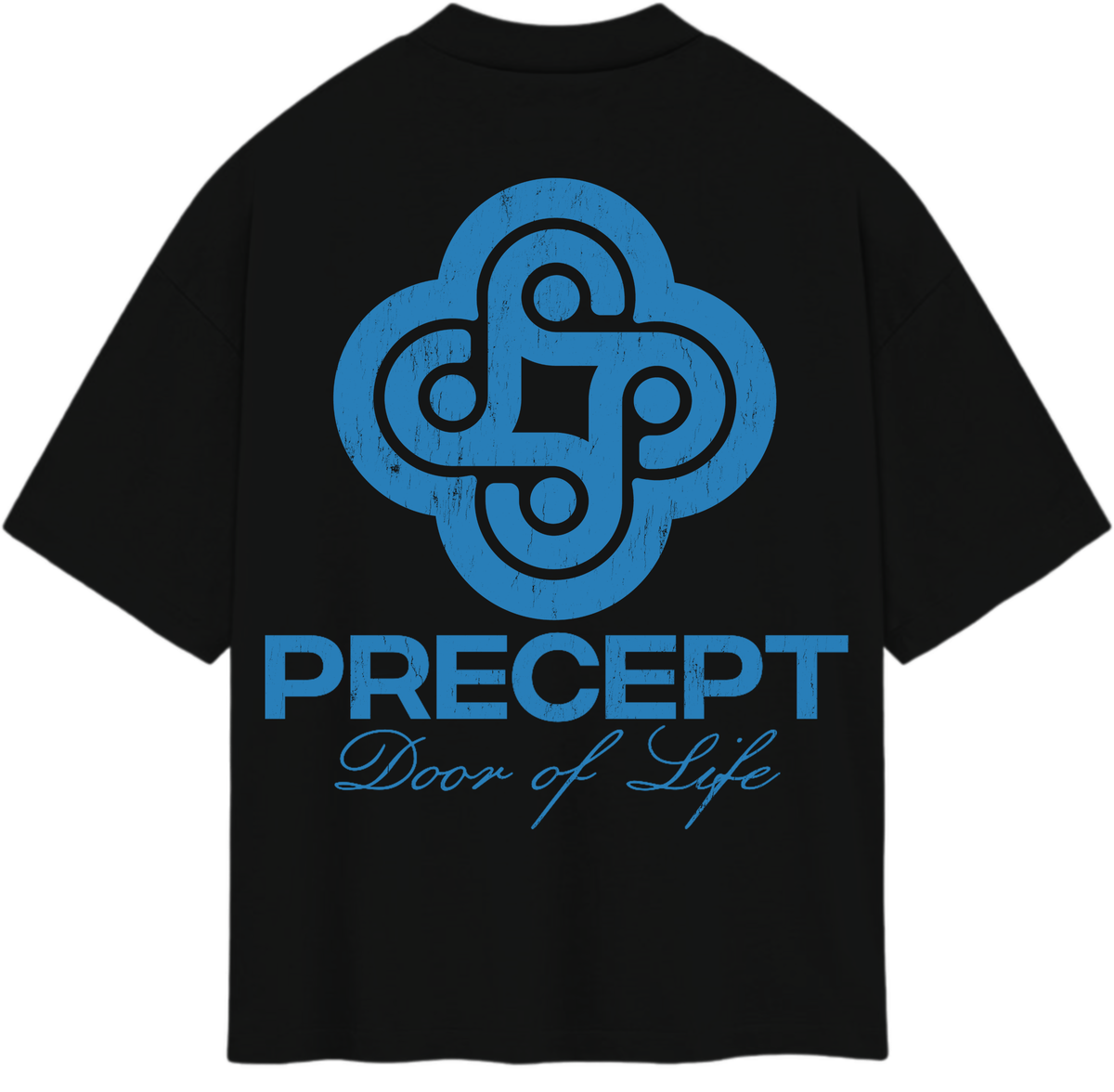 Precept Warior Cupido Printing & Rhinestone Black T-Shirt