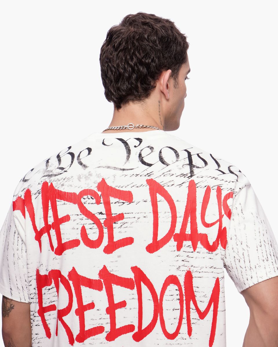 Valabasas " Freedom " T-Shirt White