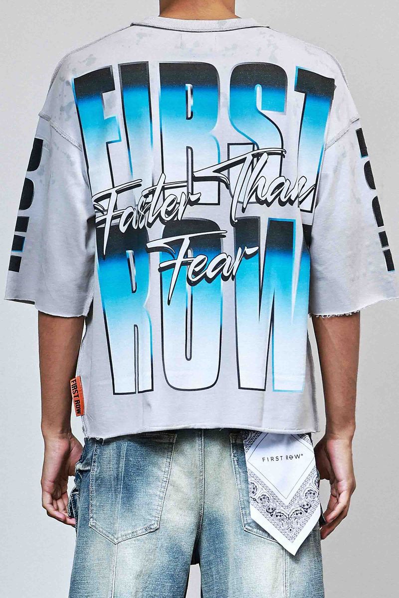 First Row New Paradigm Faster T-Shirt (Light Grey)